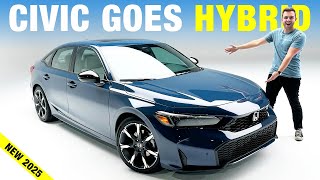 2025 Honda Civic Hybrid First Look  The Hybrid Is Back amp Better Than Ever [upl. by Aileahcim]