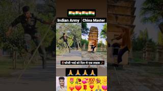 Indian army stend vs China master🌷trending motivation army armylover viralvideo shorts [upl. by Cloris]