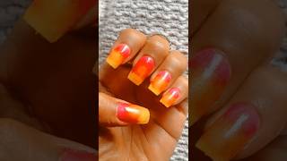 Easy ampSimple Ombre Nail Art Design 💫💫shorts ombrenailartshortsfeedyoutubeseeminailcreation [upl. by Asirret]