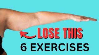 Flabby Arms 6 Triceps Exercises to Tone and Tighten Underarms Age 50 [upl. by Camm831]