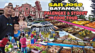 PALENGKE amp STREET FOOD TOUR in SAN JOSE Batangas Philippines Morning Visit to Church and Market [upl. by Rednaeel]