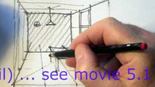 draw freehand 5 0 one point perspective pencil [upl. by Morse284]