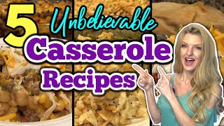 5 Amazing CASSEROLE RECIPES You NEED In Your LIFE  CASSEROLES You DONT Want To MISS [upl. by Maddock]