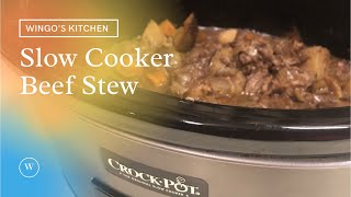 Easy Slow Cooker Beef Stew Recipe [upl. by Winograd598]