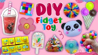 15 DIY Super Fidget Toys  Pop It and Stress Relief Toys  Viral TikTok Videos fidget diy popit [upl. by Nodnar730]