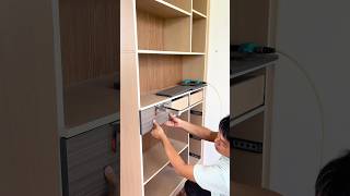 Installing drawer fronts process [upl. by Nwahsyd]