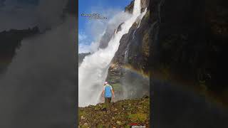 Nuranang Falls also known as Jang Falls 100 m high waterfall watterfalls arunachalpradesh [upl. by Trauner176]