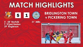 MATCH HIGHLIGHTS  Bridlington Town 51 Pickering Town [upl. by Noek301]