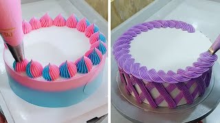 Quick amp Simple Cake Decorating Ideas  Most Satisfying Chocolate  Dessert Chocolate Cake Recipes [upl. by Mimajneb457]