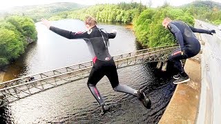 MASSIVE Bridge Jump In Scotland [upl. by Brag]