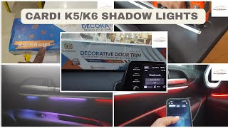 CARDI K5K5 Ambient Lights Fitting in Kia Sonet  Shadow Lights  Ambient Lights for car [upl. by Liagibba]