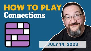 How To Play Connections The NEW New York Times Word Game connections [upl. by Telfer558]