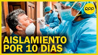 Dr Carlos Lescano quot10 días es un punto global pero en casos asintomáticos podría ser menorquot [upl. by Clim]