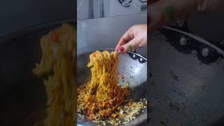 spicy Maggie recipe  cooking  shorts food cooking [upl. by Ahsikin]