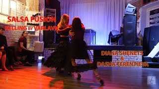 Salsa Fusion🔥 to Kelling by Varlavn  Diana Shenets amp Dasha Terentieva [upl. by Waine]