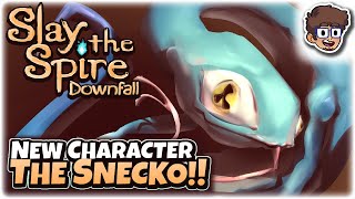 NEW CHARACTER THE SNECKO  Slay the Spire Downfall Modded [upl. by Bear]