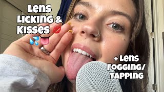 ASMR FULL VOLUME Lens Licking Fogging amp Mic Scratching [upl. by Leahkim]