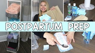 POSTPARTUM PREP  RECOVERY KIT amp DIY PADSICLES [upl. by Nahem]