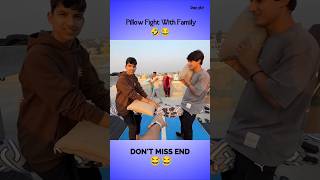 Pillow Fight With Family 🤣😂36775 Hard Challenge souravjoshivlogs7028 pillowfight familyvlog [upl. by Nimra557]