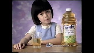 Welchs White Grape Juice Commercial 2001 [upl. by Allehcim]