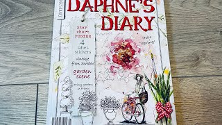 Daphnes Diary Magazine Share Issue 3  2021  Paper Sounds and Music  ASMR [upl. by Corinne]