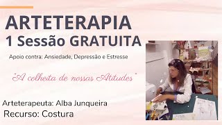 ARTETERAPIA  ANSIEDADE DEPRESSÃO E ESTRESSE Os benefícios da Costura para Ansiedade [upl. by Llenol]