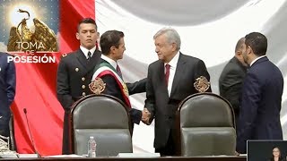 LO ÚLTIMO López Obrador recibe la banda Presidencial [upl. by Gretna956]