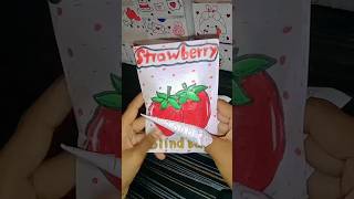 strawberry 🍓 blind bag 😱 diy paperasmr papersquishy asmr squishy blindbag tiktok [upl. by Body194]