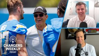 Reacting To Harbaugh’s First Chargers OTAs  LA Chargers [upl. by Noby291]