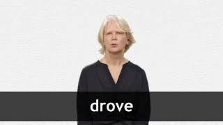 How to pronounce DROVE in American English [upl. by Devine]