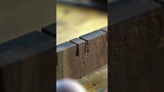 Micro Dovetails woodworking dovetail chisels maker jewelrybox [upl. by Laram]