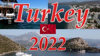 Fethiye 4K  Turkey Summer 2022  Oludeniz Hisaronu Calis Beach Kayakoy Garcia Resort and Spa [upl. by Ydde]