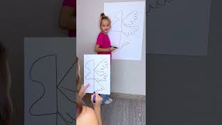 Easy Kids Drawing Hack with the Letter K 🪿 [upl. by Kai]