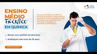 Conheça o Técnico em quimica do Colégio Educàre  São José dos Campos [upl. by Eiroj]