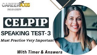 Celpip Speaking Mock Test  3 With Sample Answers  Celpip Speaking Practice Test  Must Practice [upl. by Ennylcaj679]