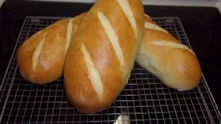 Easy Homemade French Bread [upl. by Ayyidas]