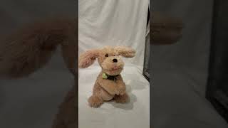 Cuddle Barn plush stuffed animal dog puppy toy singing If Youre Happy and You Know It [upl. by Evvy]