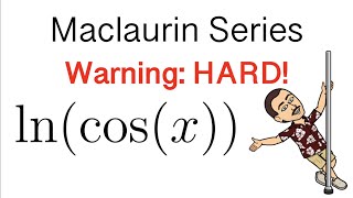 Hard Maclaurin Series  Full Example Explained [upl. by Ocana]