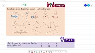 6 TN Maths Term II 4GEOMETRY Activity ampThink Pg No 58 [upl. by Gianni49]