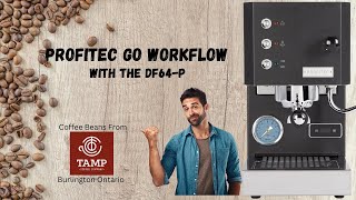 Profitec Go Workflow Making a Latte [upl. by Maxama]