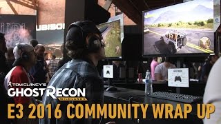 TOM CLANCYS GHOST RECON WILDLANDS E3 2016 COMMUNITY WRAP UP [upl. by Navetse]