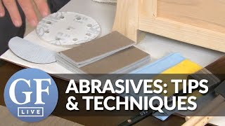 How to Select Abrasives Tips amp Techniques  General Finishes LIVE with Tom Monahan [upl. by Lisab980]