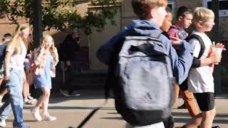 WATCH Students return to Linus Pauling Middle School [upl. by Atikihs]