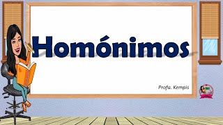 Homónimos [upl. by Etteniotnna]