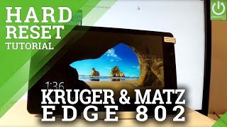 KRUGER amp MATZ EDGE 802 Hard Reset  Erase Data  Windows Reset [upl. by Ainotal636]