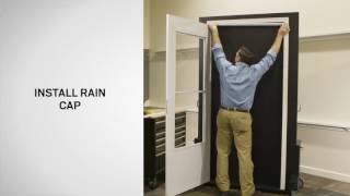 Installing Storm Doors with the 2Hour Easy Installation System  Andersen Windows [upl. by Keraj]