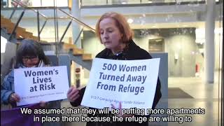 Protest at Fingal Council — Invest in Womens Refuges Immediately [upl. by Ajay]