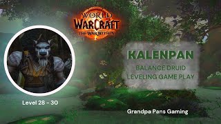 Solo Game Play World of Warcraft  Worgen Druid 28  30 [upl. by Aubigny]