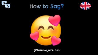 How to Pronounce 🥰 Emoji Meaning [upl. by Maite13]