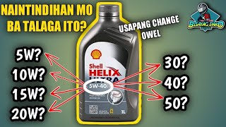 ALAM MO BA TO 5w40 or 10w40 ANO ANG IBIG SABIHIN [upl. by Hirza]